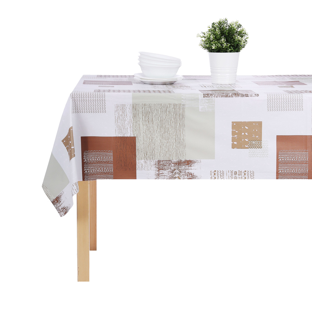 PROVANCE Скатерть ПВХ 140х140см "Оттенки" на текстильной основе, 6 дизайнов, арт.№ 479-286