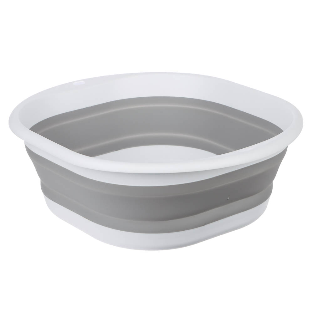 Набор тазов для уборки 3 шт, складные, 3-5-8 литров, полипропилен, термопластичная резина, арт.№ 407-102