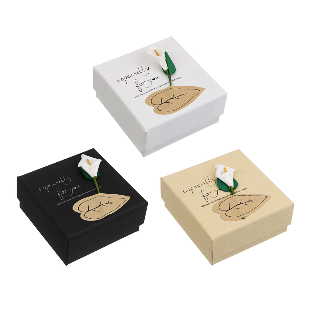 Подарочная коробка тм Fntastic "Цветок" 7,8x7,5x3,5 см, бумага, арт.№ 207-266