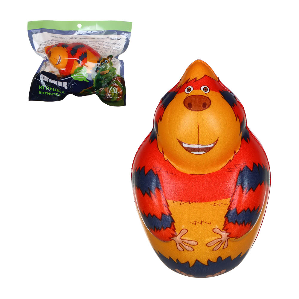 ФИННИК Игрушка-антистресс, 12 см, полиуретан, 4 дизайна, арт.№ 356-931