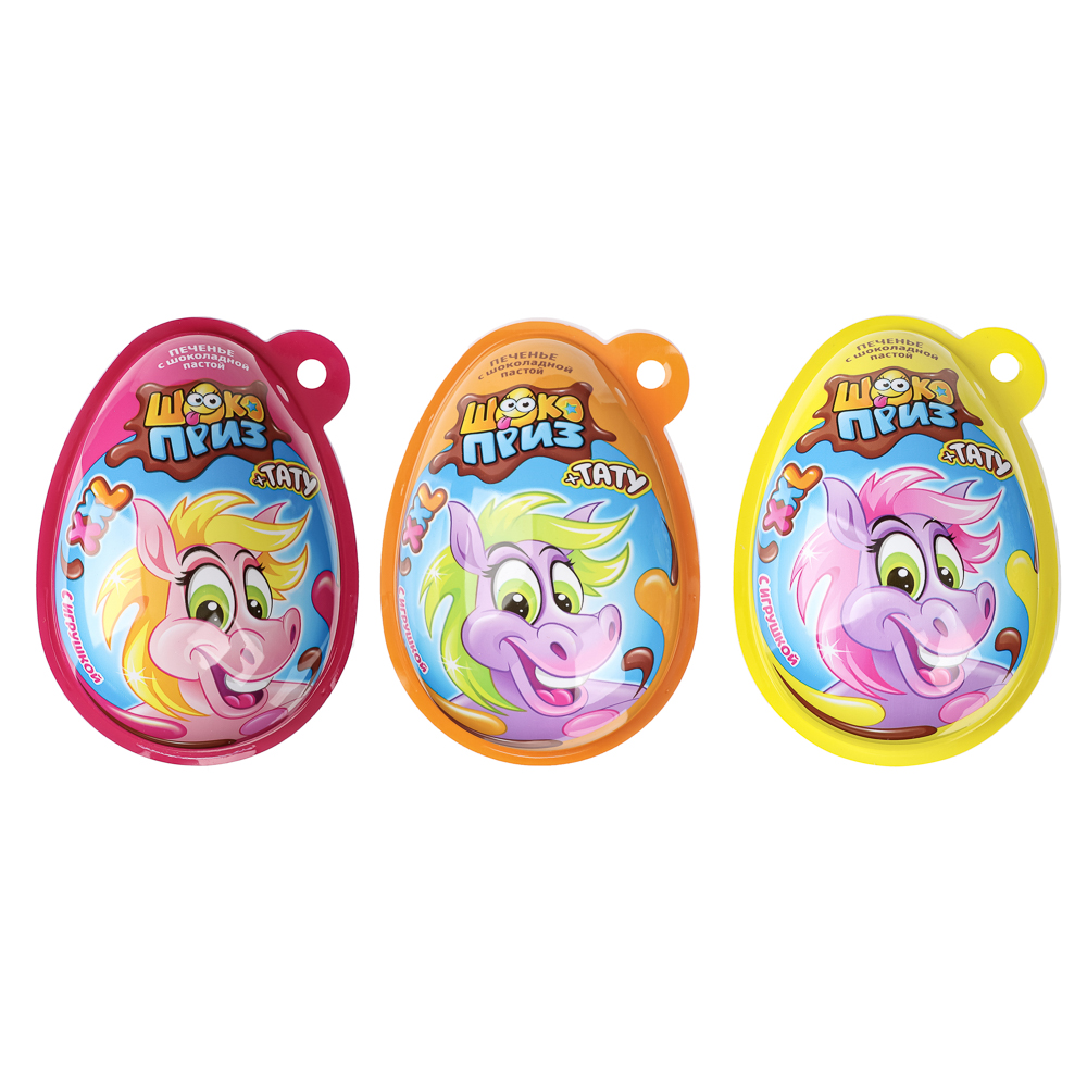 Печенье с шоколадной пастой и игрушкой "Шокоприз XXL" Няшка Коняшка 30гр, арт.№ 347-512