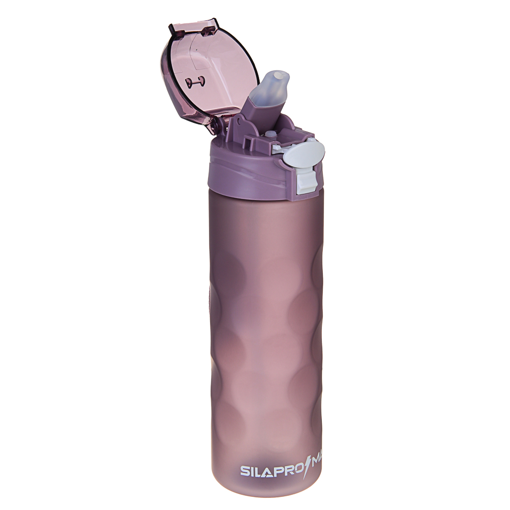 SILAPRO MAX Бутылка спортивная с поильником и замком, ELDERBERRY, 700мл, PC, арт.№ 088-036