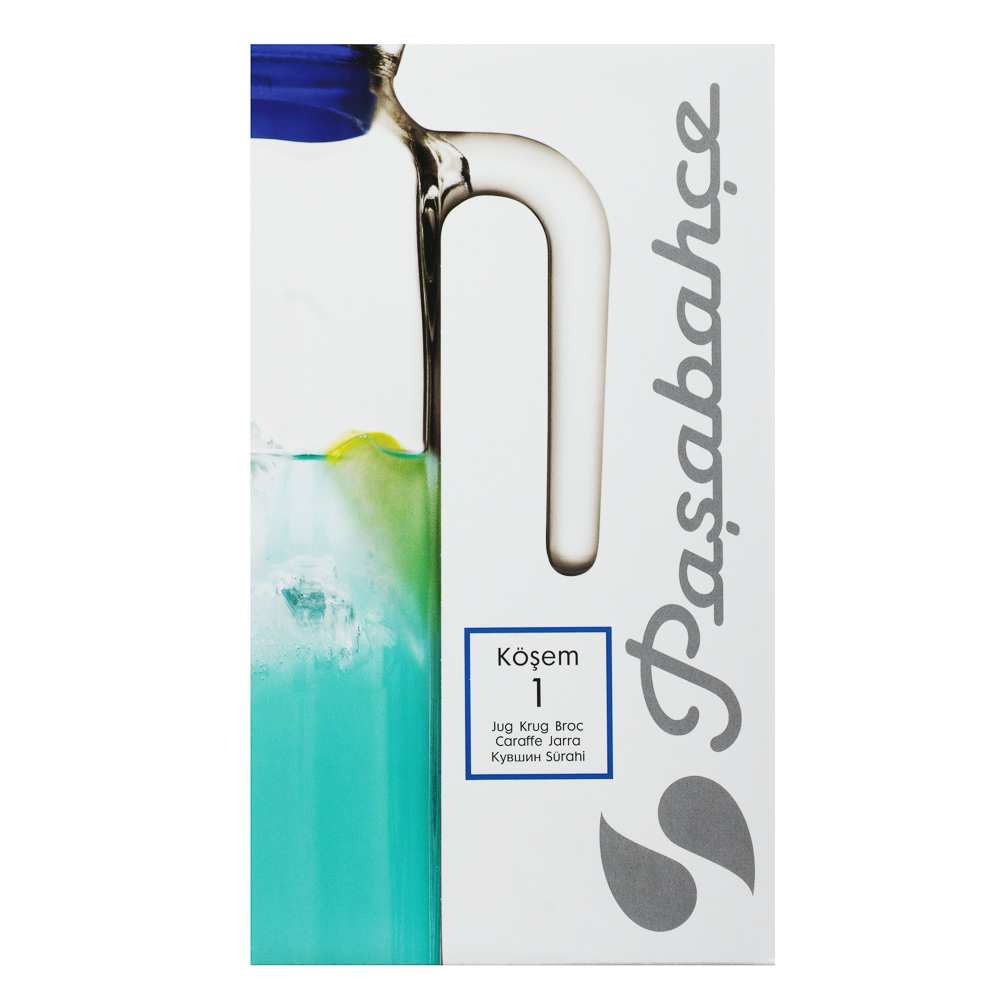 PASABAHCE  Кошем Кувшин с пласт. крышкой 1000 мл, стекло, арт.№ 878-598