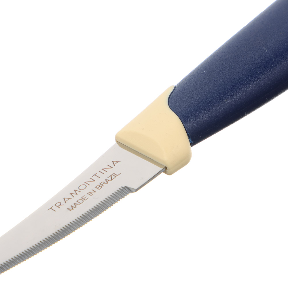 Tramontina Multicolor Нож для томатов 8см, блистер, цена за 2шт., 23512/213, арт.№ 871-566