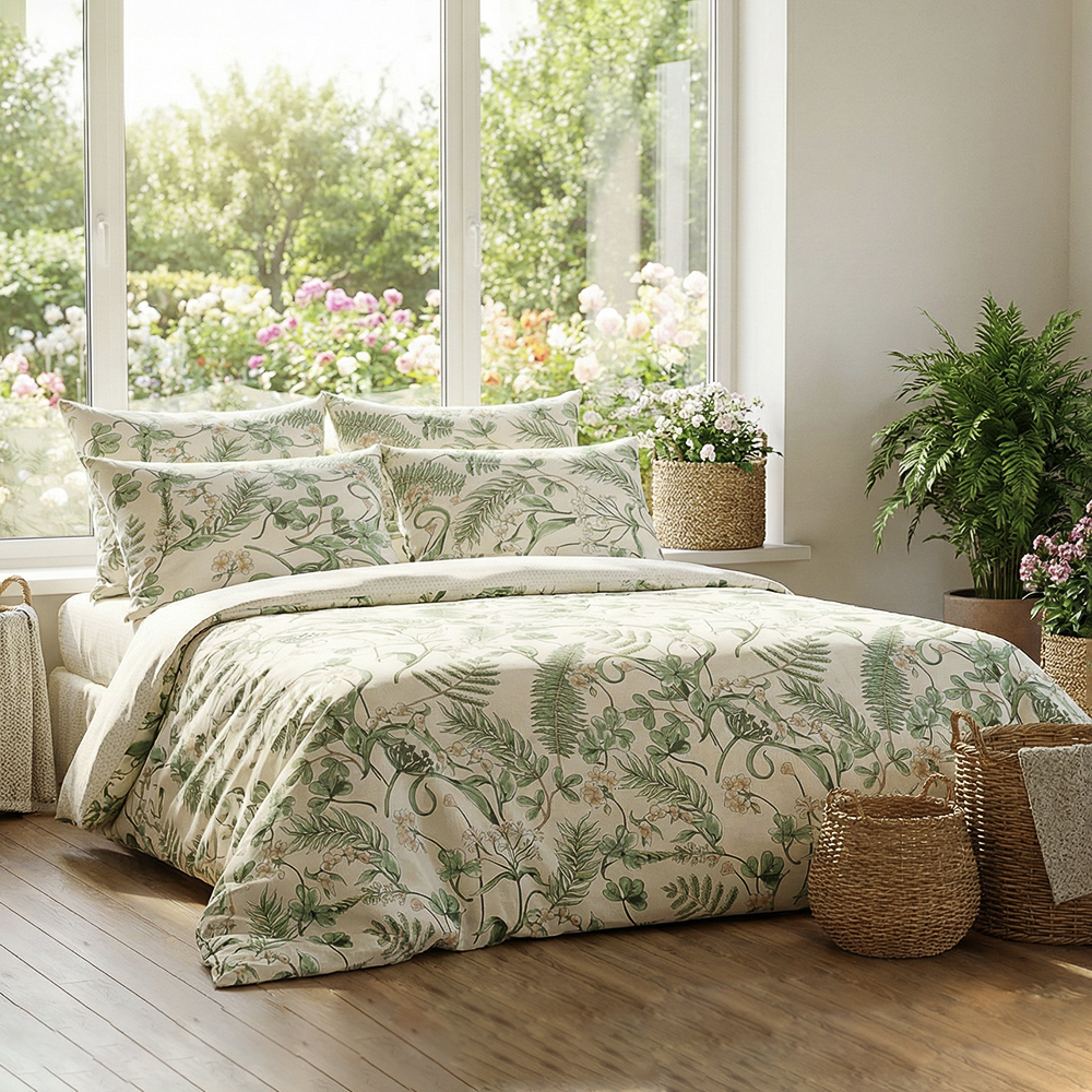 PROVANCE Мосс Комплект постельного белья 1,5 (4 предмета), бязь, 2 дизайна, арт.№ 421-384