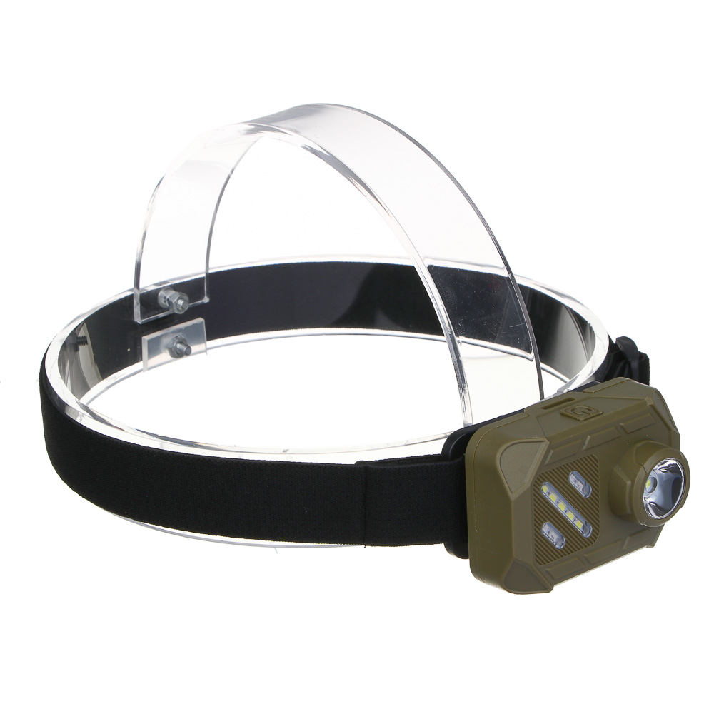 ЕРМАК Фонарь налобный, SMD LED, 3 режима, 3хААА, 67х51х40 мм, пластик, красный свет, арт.№ 221-042