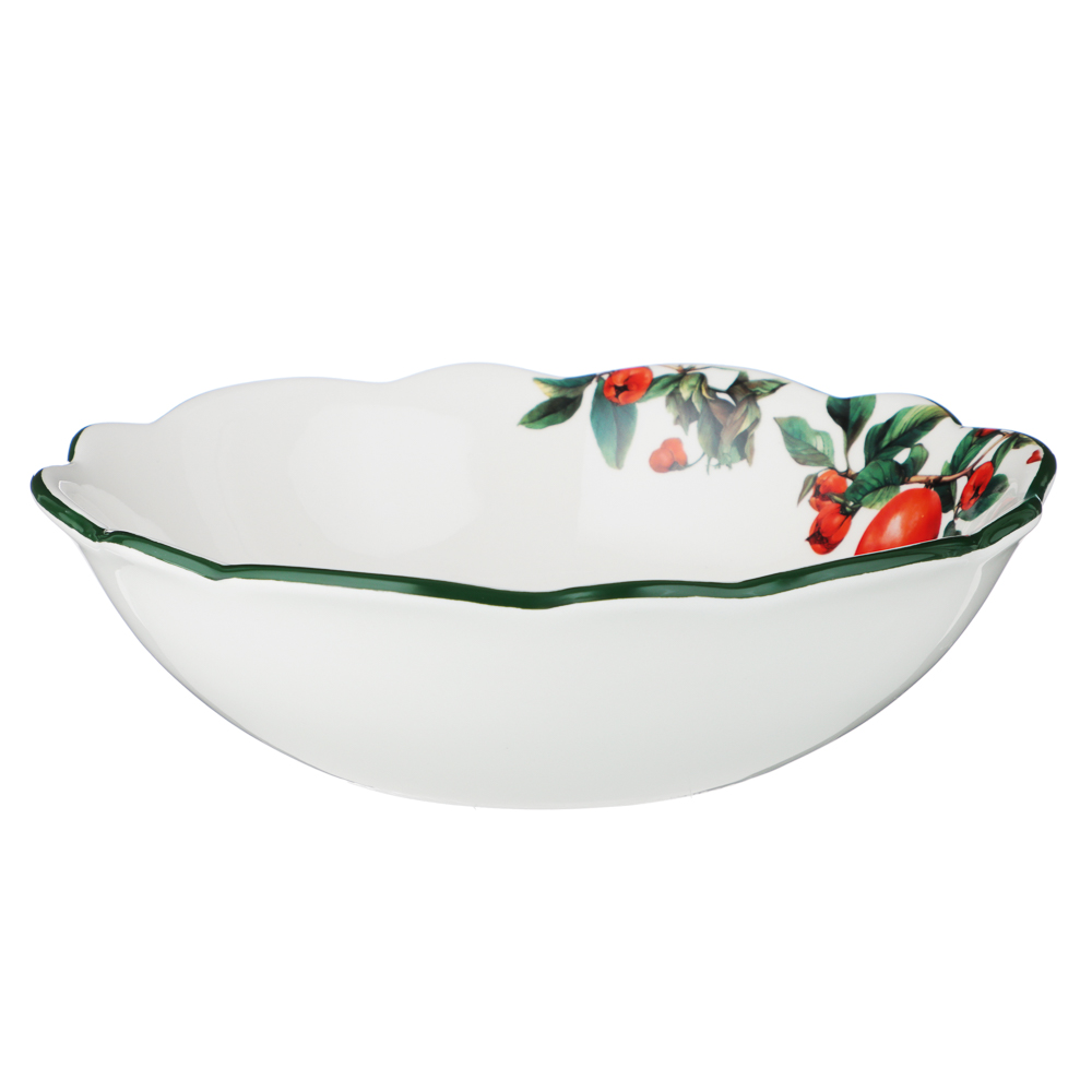 MILLIMI Гранат Салатник, 800мл, 20,5х6см, керамика, арт.№ 824-141