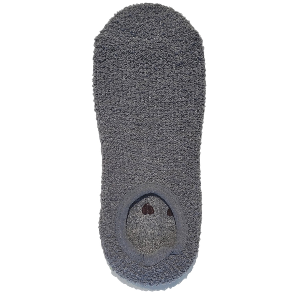 Носки укороченные с нескользящей подошвой, тм RS, 98% полиэстер, 2% спандекс, р. 36-39, RSC1-3, арт.№ 019-518