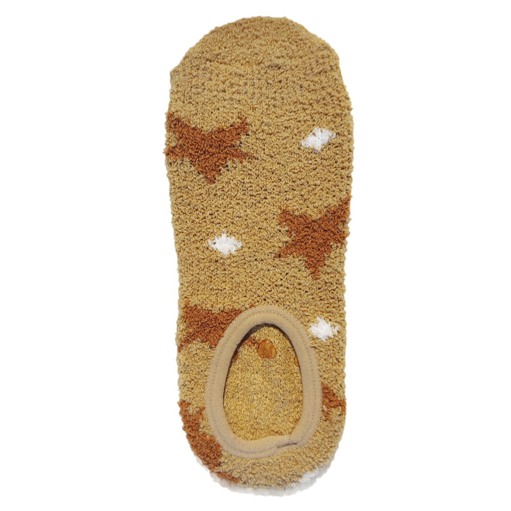 Носки укороченные с нескользящей подошвой, тм RS, 98% полиэстер, 2% спандекс, р. 36-39, RSC1-3, арт.№ 019-518