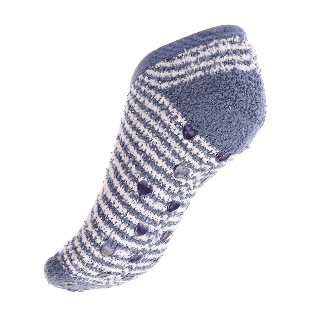 Носки укороченные с нескользящей подошвой, тм RS, 98% полиэстер, 2% спандекс, р. 36-39, RSC1-3, арт.№ 019-518