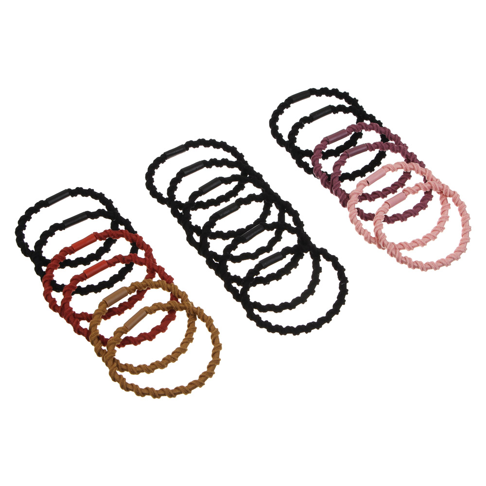 Набор резинок 6 шт ЮНИLOOK, 5 см, 3 сочетания, арт.№ 322-330