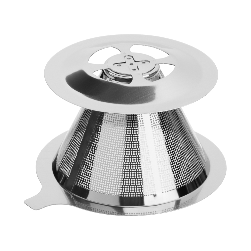 Воронка для кофе 12х8,5х6см, диаметр нижней части 9см, нерж.сталь, арт.№ 850-257