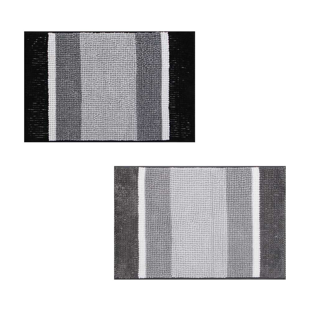 Коврик для ванной комнаты тм VETTA Soft, синель 1100г/м²,  80х50см, 2 дизайна, арт.№ 462-829