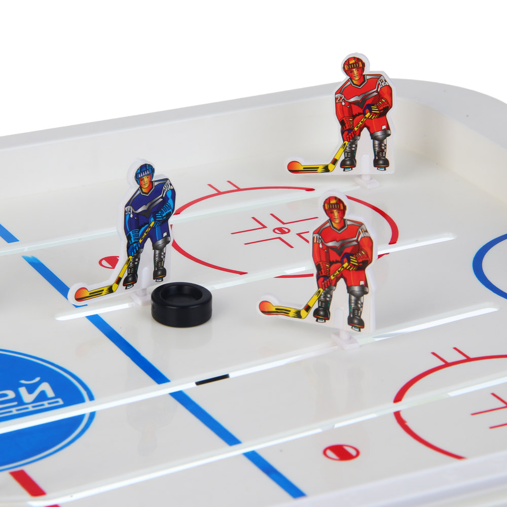 Настольная игра "Хоккей", ИГРОЛЕНД, ABS, металл, бумага, арт.№ 897-122