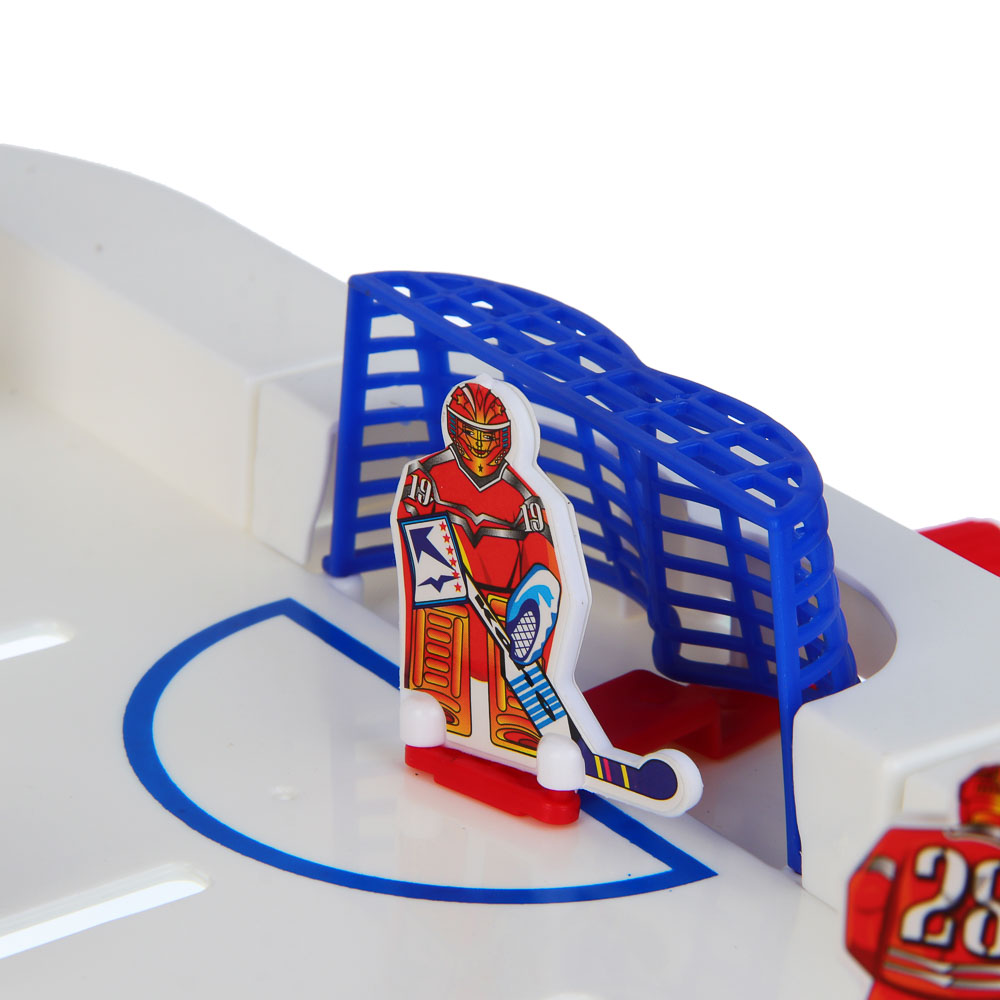 Настольная игра "Хоккей", ИГРОЛЕНД, ABS, металл, бумага, арт.№ 897-122