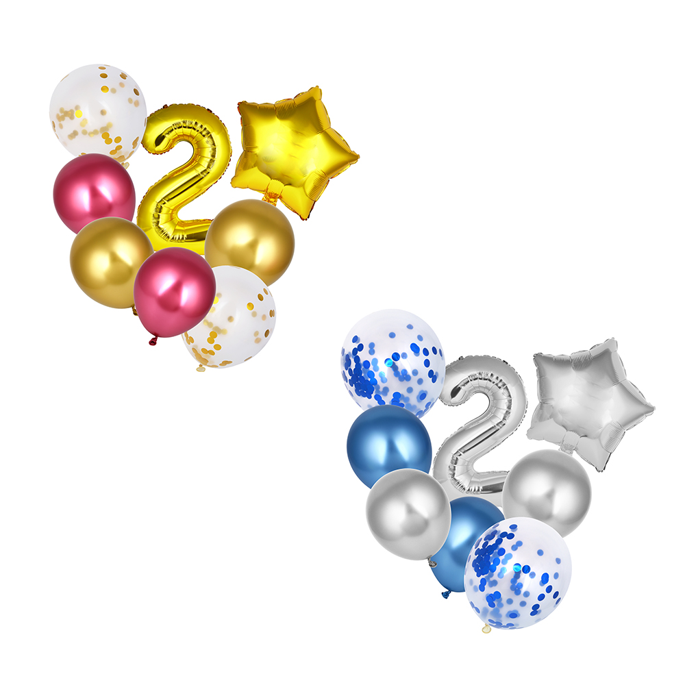 FNtastic Набор шаров 8 шт, фольга, 2 дизайна, арт 10, арт.№ 518-104