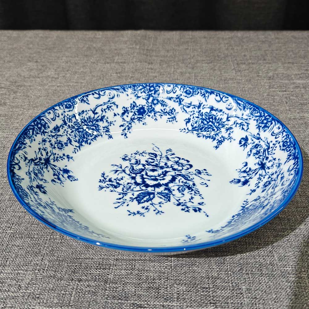 Тарелка для супа/салатник 20см, тм MILLIMI, Элеганс, фарфор, арт.№ 816-041