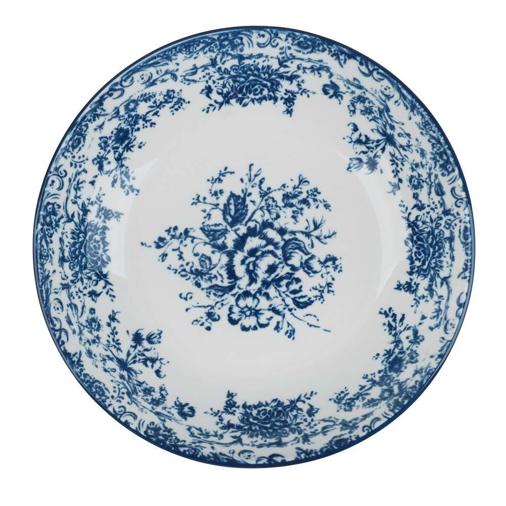 Тарелка для супа/салатник 20см, тм MILLIMI, Элеганс, фарфор, арт.№ 816-041