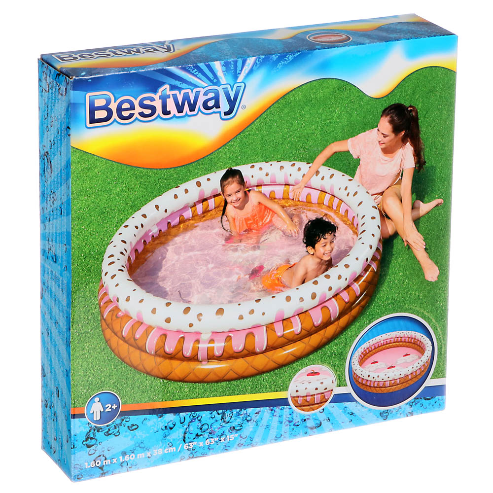 BESTWAY Бассейн детский Sundae Funday, 160x38см, 51144, арт.№ 013-040