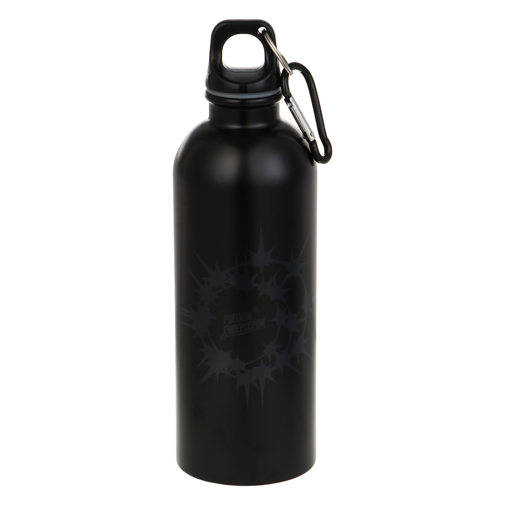 Бутылка спортивная для воды, тм BY Русские Супергерои, 500мл, нерж. сталь, 2 дизайна, арт.№ 088-156