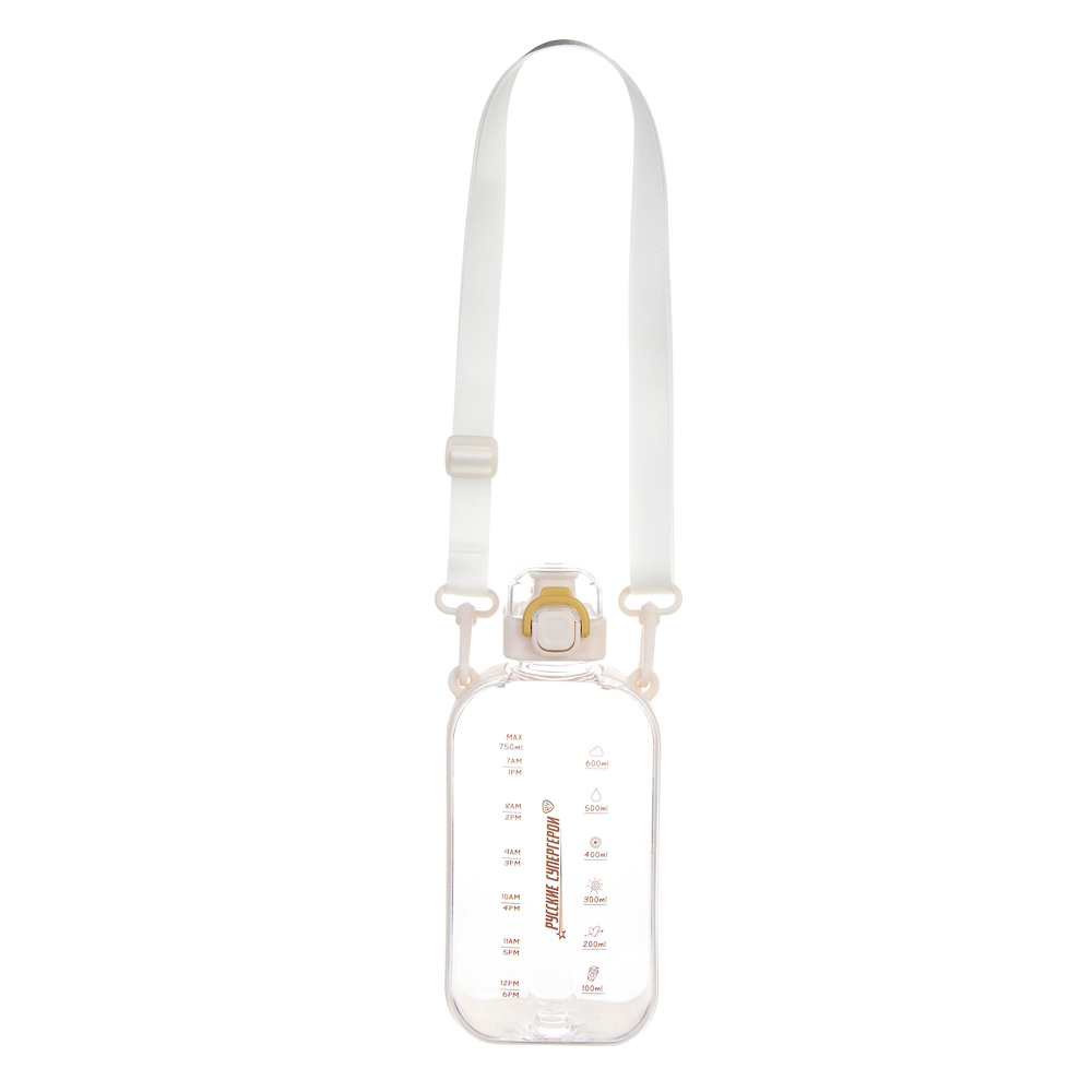 Бутылка спортивная для воды, тм BY Русские Супергерои, 750мл, 21,6х10,3х5,2см, PC, арт.№ 088-157