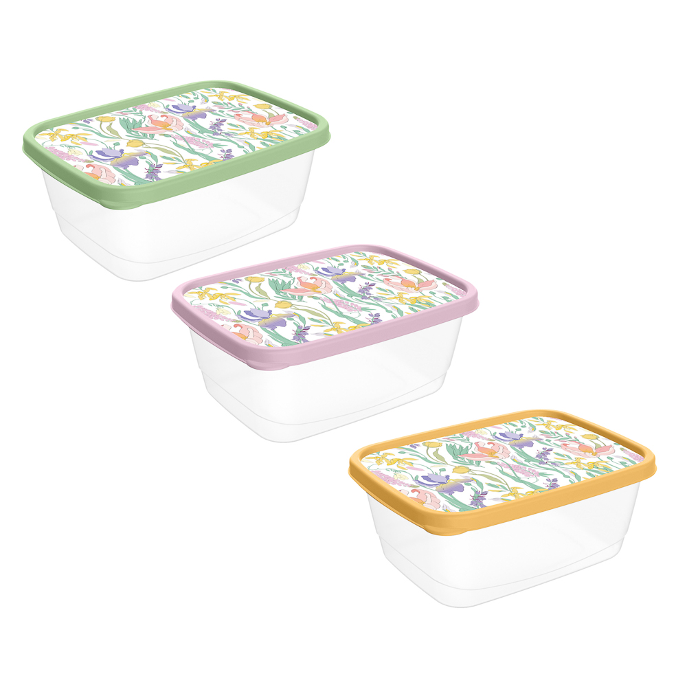 Ботаника Контейнер для продуктов прямоугольный 0,85л, пластик, арт.№ 861-568