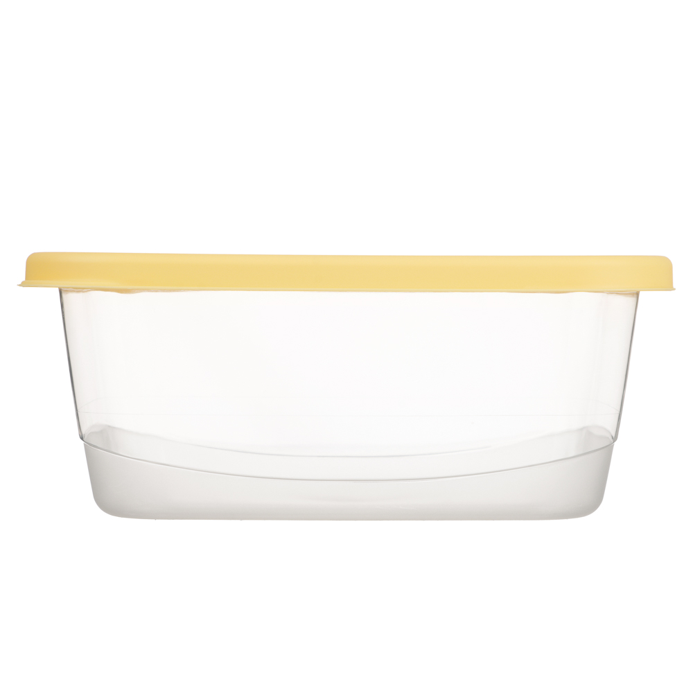 Ботаника Контейнер для продуктов прямоугольный 0,85л, пластик, 3 цвета, арт.№ 861-568