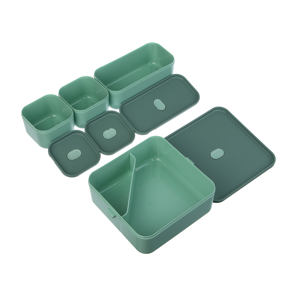 Ланч-бокс двухуровневый, премиум, полипропилен, арт.№ 861-522