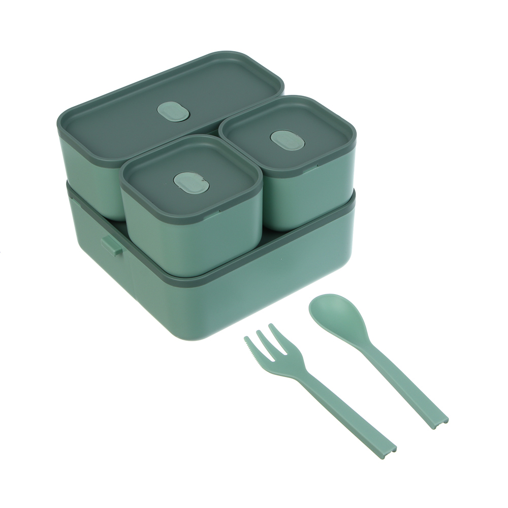 Ланч-бокс двухуровневый, премиум, полипропилен, арт.№ 861-522