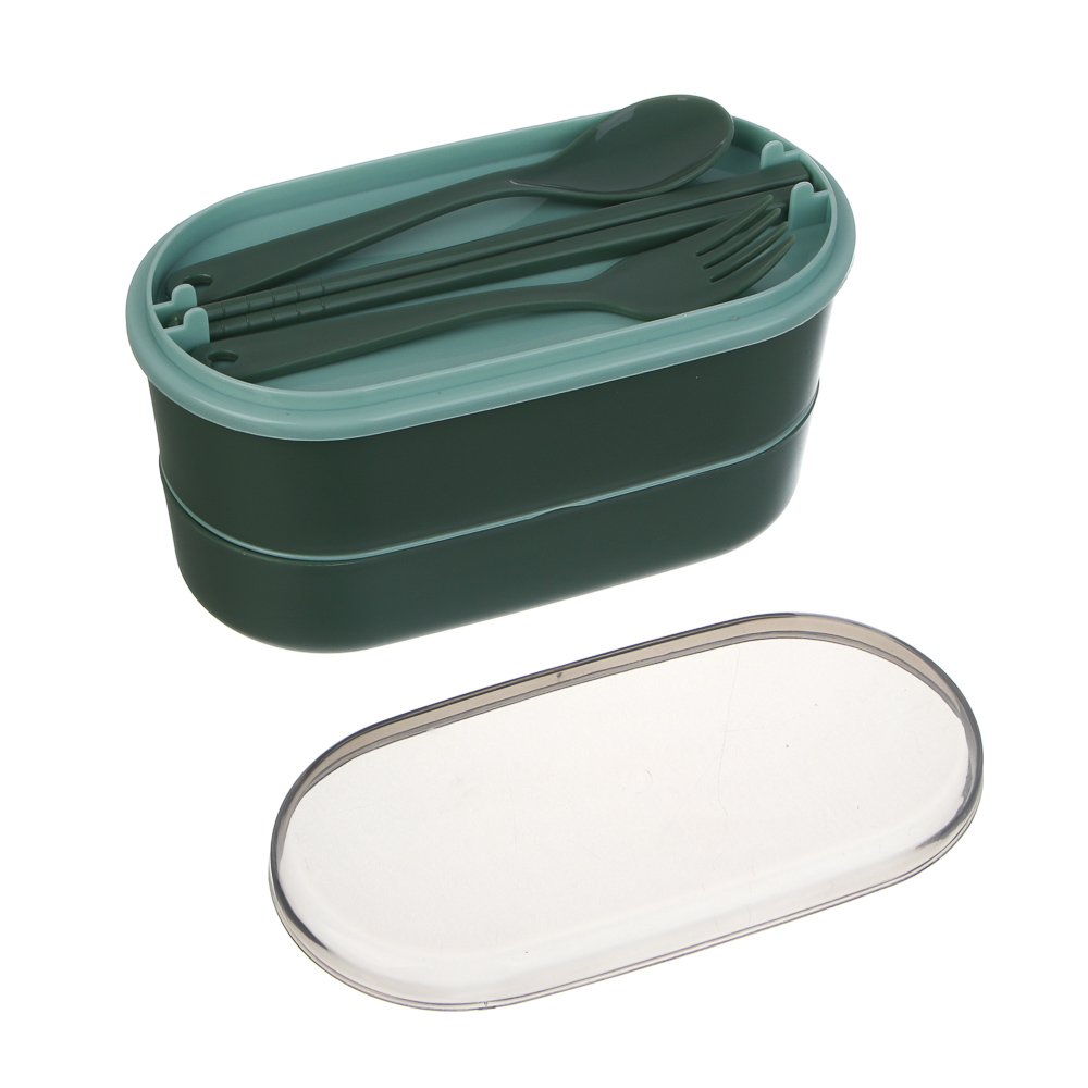 Ланч-бокс двухуровневый, полипропилен, арт.№ 861-523