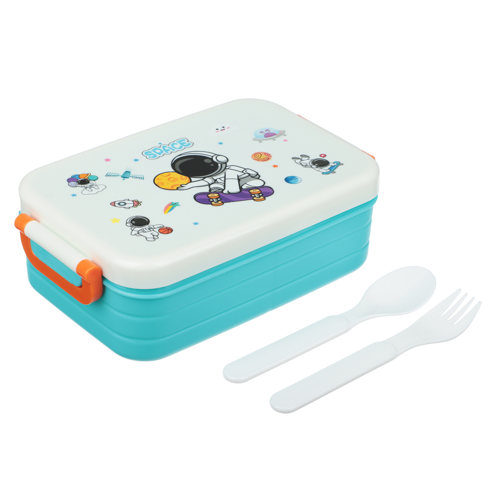 Ланч-бокс 0,6л, с принтом, полипропилен, арт.№ 861-524