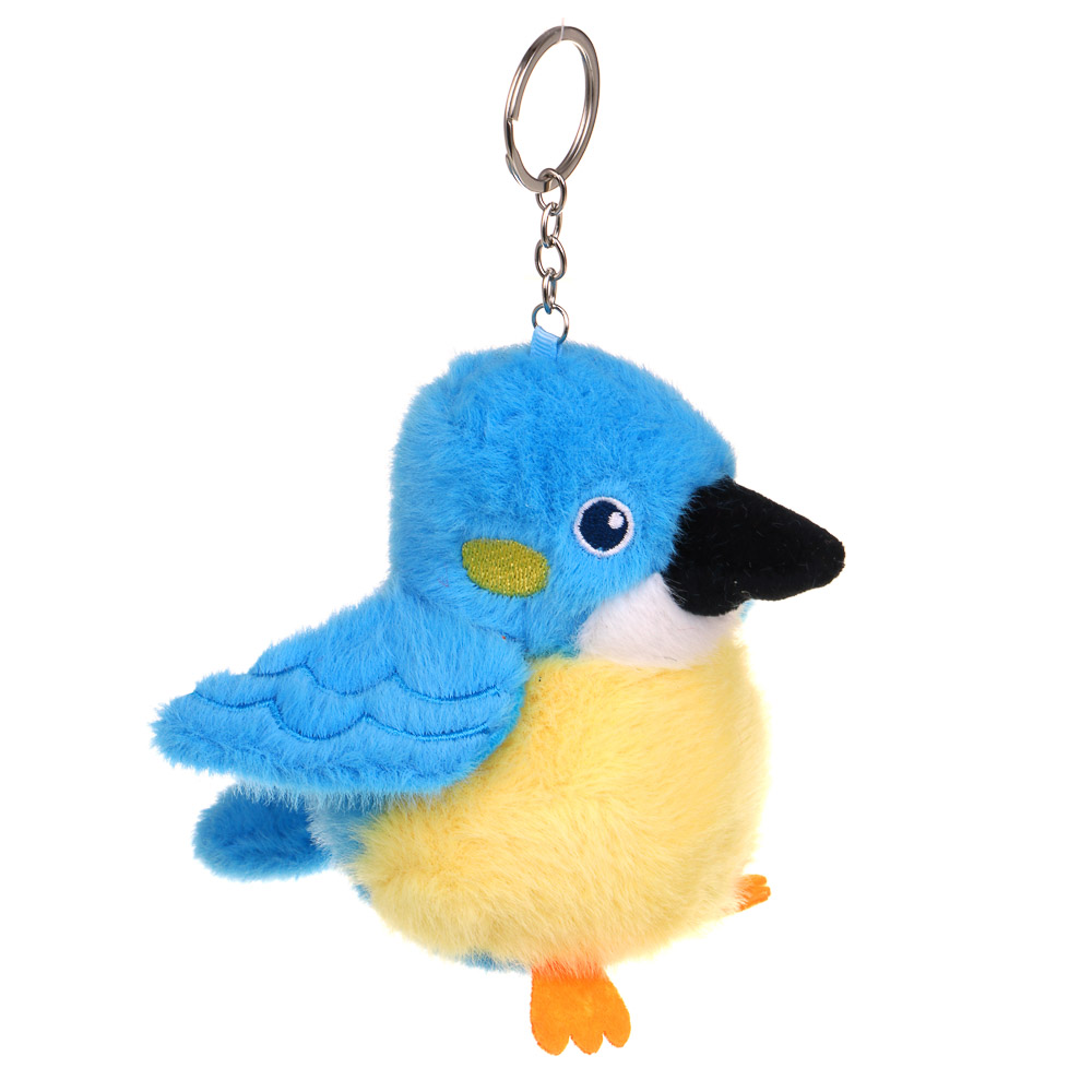 ИГРОЛЕНД Брелок мягкий "Птенчик", 10 см, полиэстер, металл, 6 видов, арт.№ 264-470