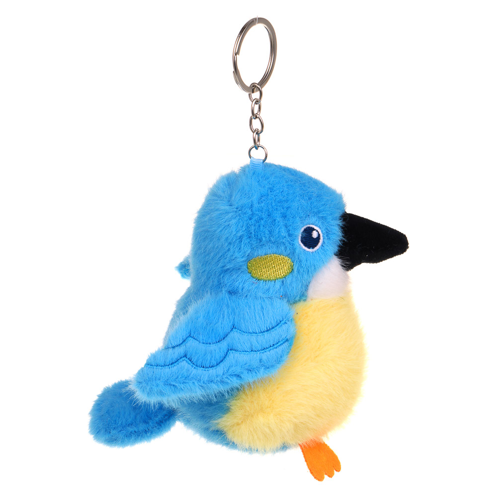 ИГРОЛЕНД Брелок мягкий "Птенчик", 10 см, полиэстер, металл, 6 видов, арт.№ 264-470