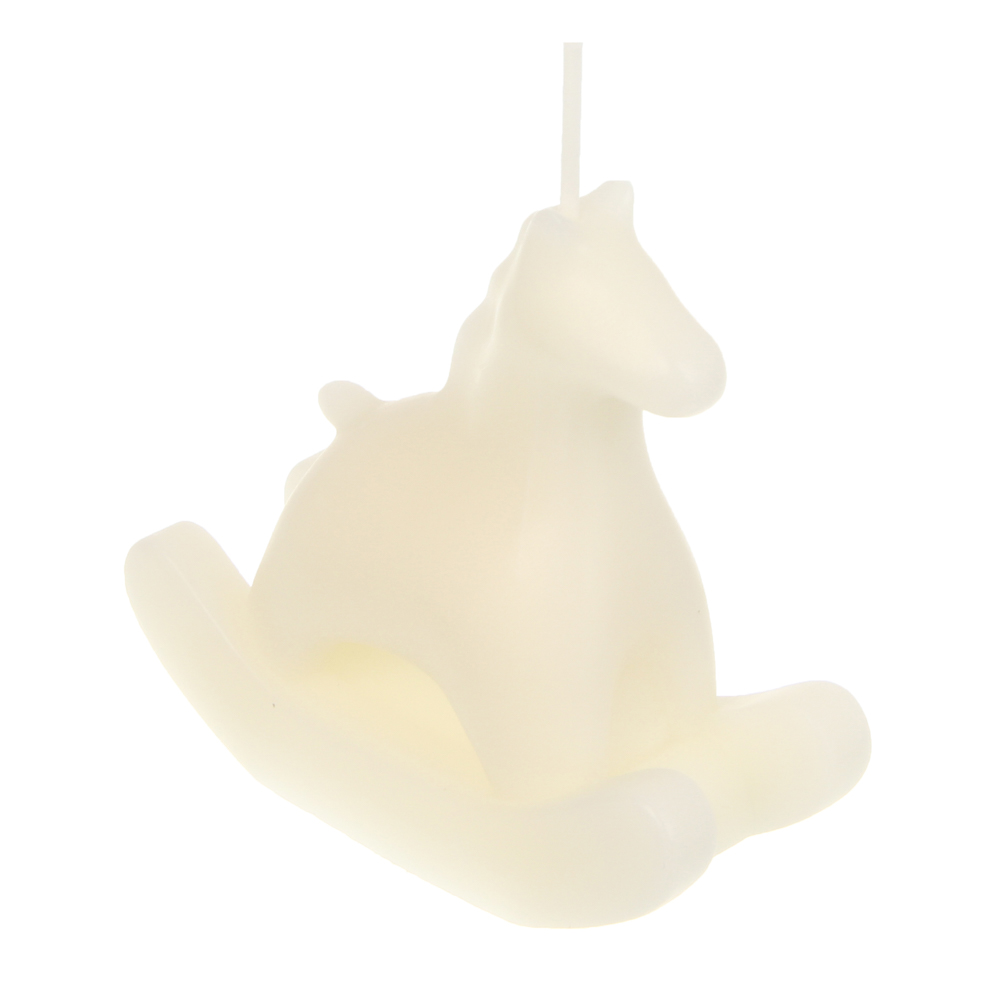 Свеча в форме лошадки, 8,5x8,5x3,5 см, воск, арт.№ 563-026