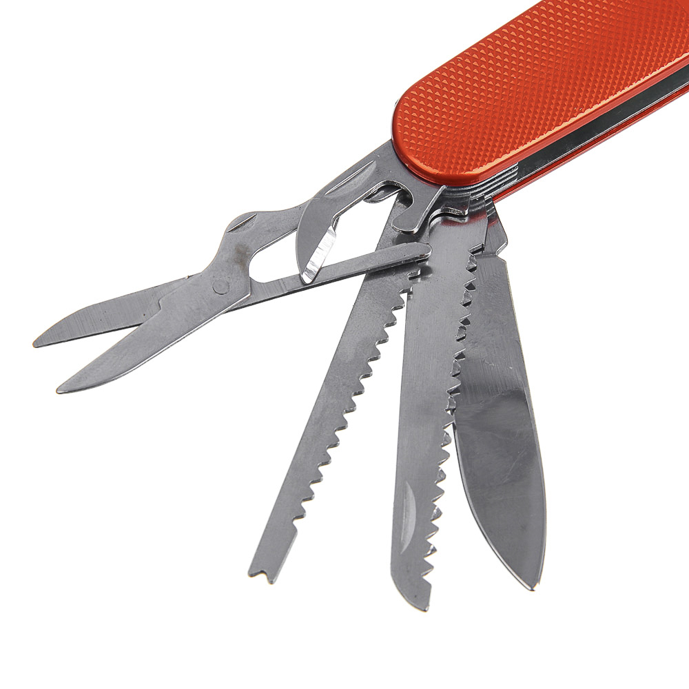 Нож перочинный тм ЕРМАК, 15см, многофункциональный, нержавеющая  сталь, арт.№ 118-136