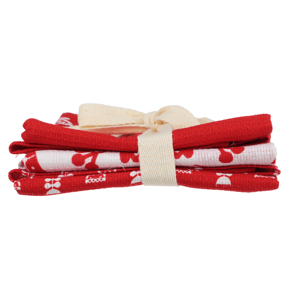 PROVANCE Красный конь Полотенце кухонное в наборе 3шт, 45х60см, 100% хлопок, арт.№ 492-270