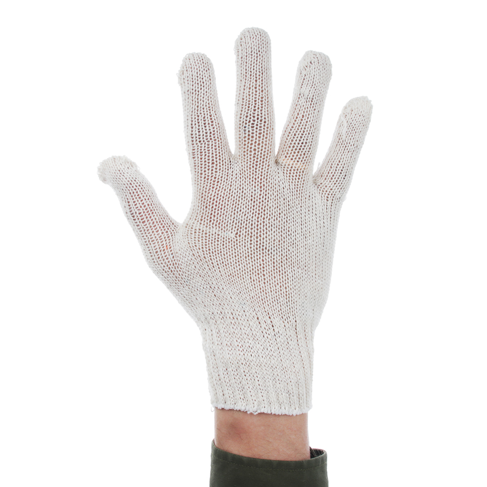 Перчатки вязаные ЭКСТРА х/б с ПВХ напылением "Точка" 4 нити, арт.№ 446-005