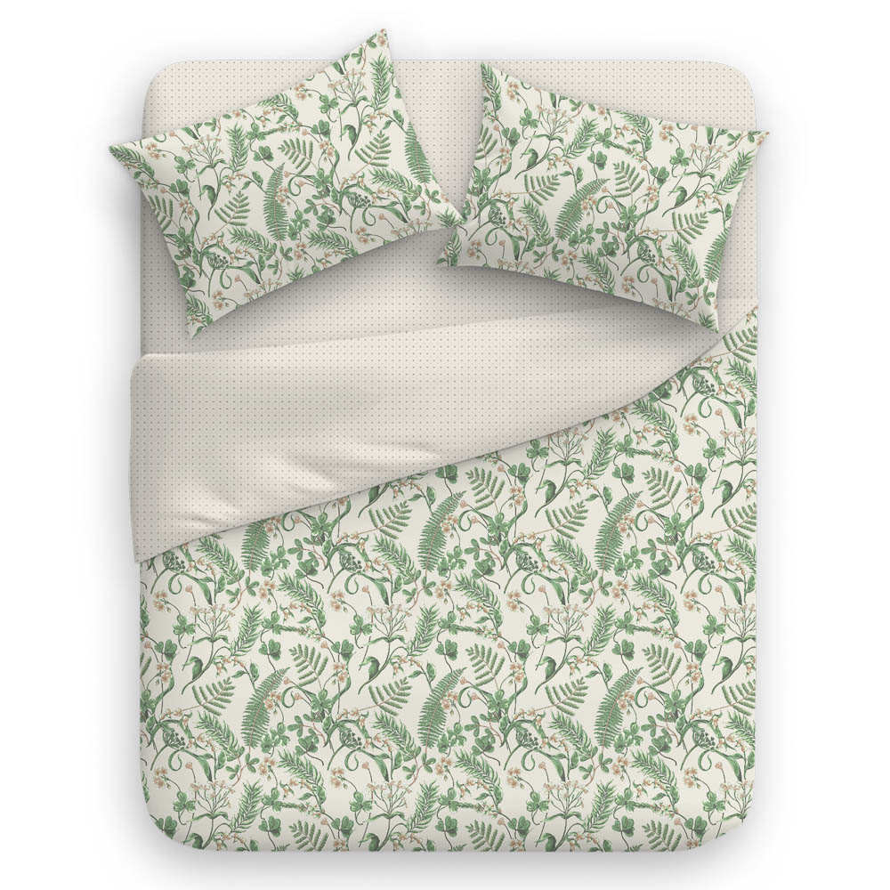 PROVANCE Мосс Комплект постельного белья евро (4 предмета), бязь, 2 дизайна, арт.№ 421-386