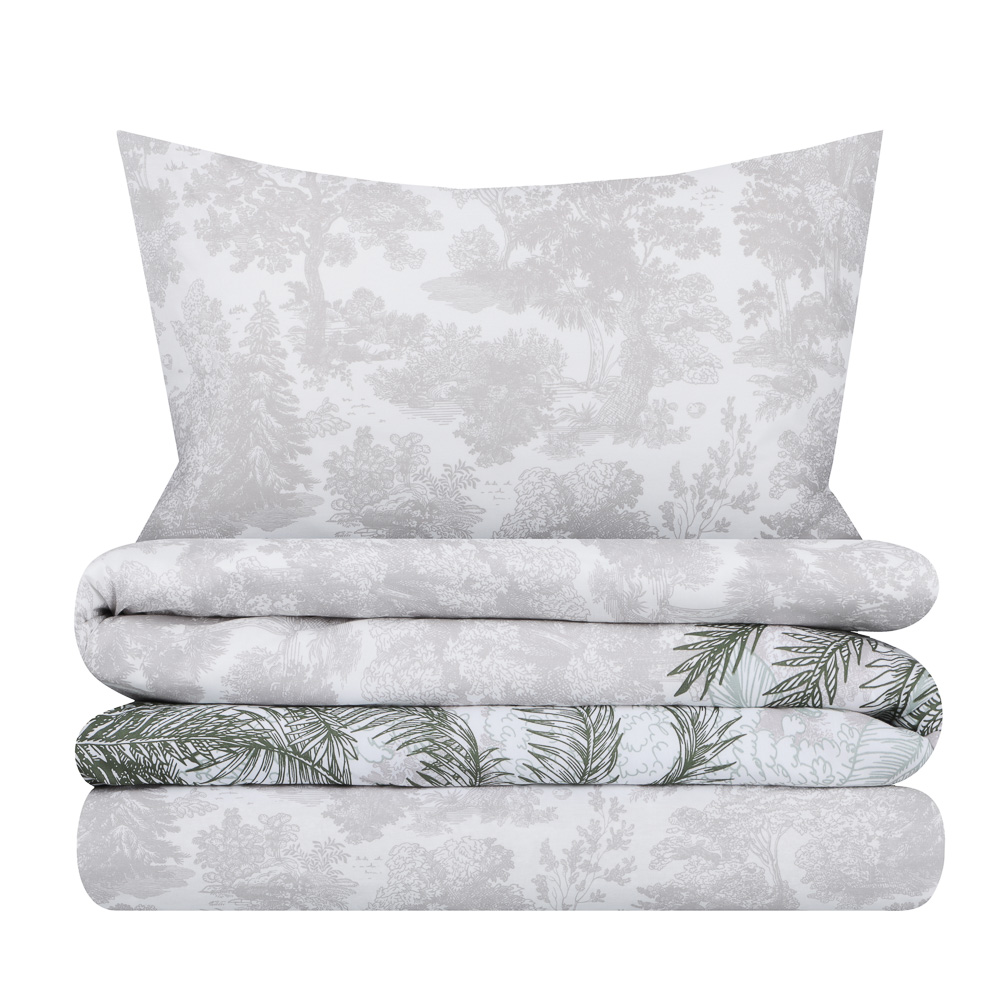 PROVANCE Мосс Комплект постельного белья евро (4 предмета), поплин, 2 дизайна, арт.№ 421-389