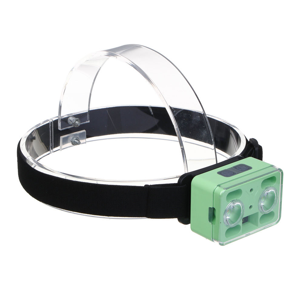 ЕРМАК Фонарь налобный XPG+XPE LED,7 режимов,1200мАч,38х64х41мм,пластик,красный свет,крепление,Type-C, арт.№ 221-095