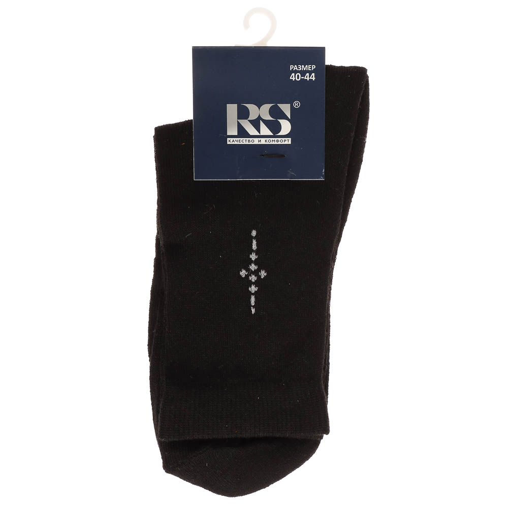 Носки мужские классика, 50% хлопок, 27% полиэстер, 20% лайкра, 3% латекс, р.40-44, R009, арт.№ 019-519