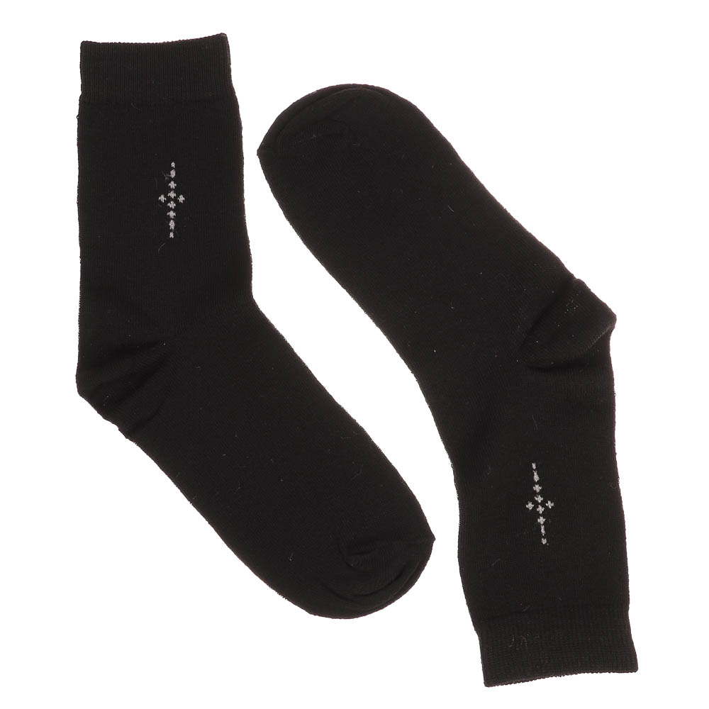 Носки мужские классика, 50% хлопок, 27% полиэстер, 20% лайкра, 3% латекс, р.40-44, R010, арт.№ 019-520