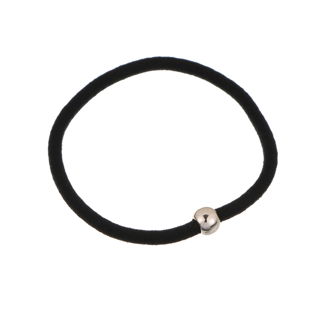 Резинки узкие 5 шт с шариком ЮНИLOOK, 5 см, черный, текстиль, арт.№ 322-332