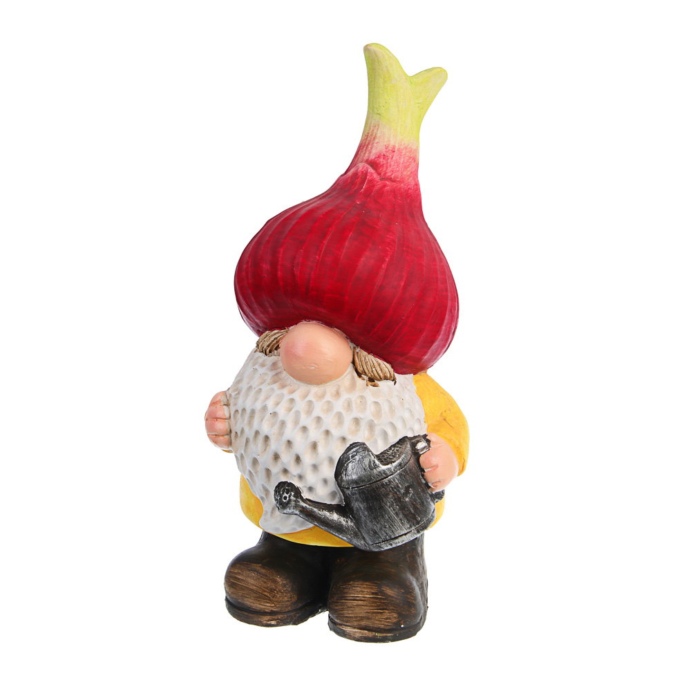Фигурка садовая "Луковый гном" тм INBLOOM, 18х16х37см, магнезия, арт.№ 162-301