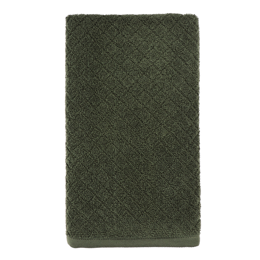 BY COLLECTION Полотенце махровое 50х90см, 100% хлопок, зеленый, арт.№ 484-051
