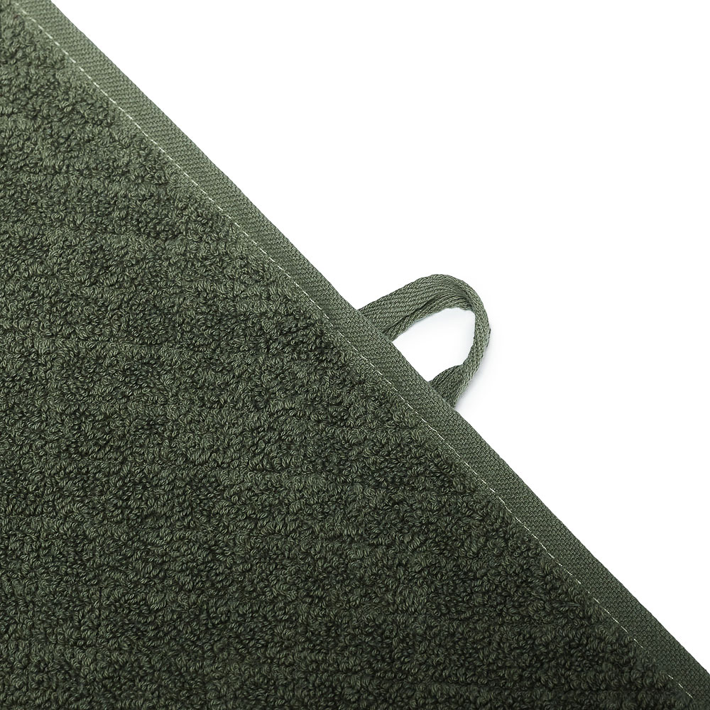 BY COLLECTION Полотенце махровое 50х90см, 100% хлопок, зеленый, арт.№ 484-051