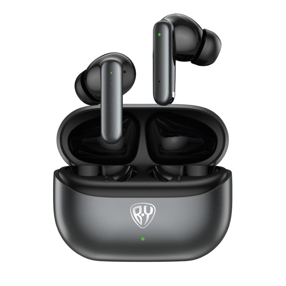 Наушники беспроводные TWS BY Beon, внутриканальные, ANC, ENC, 30/250 мАч, BT6.0, чёрный, арт.№ 410-304