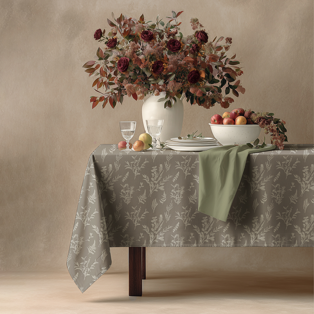 Скатерть текстильная тм PROVANCE Сенса 140х140см, 140г/м2, 100% полиэстер, 2 дизайна, арт.№ 435-199