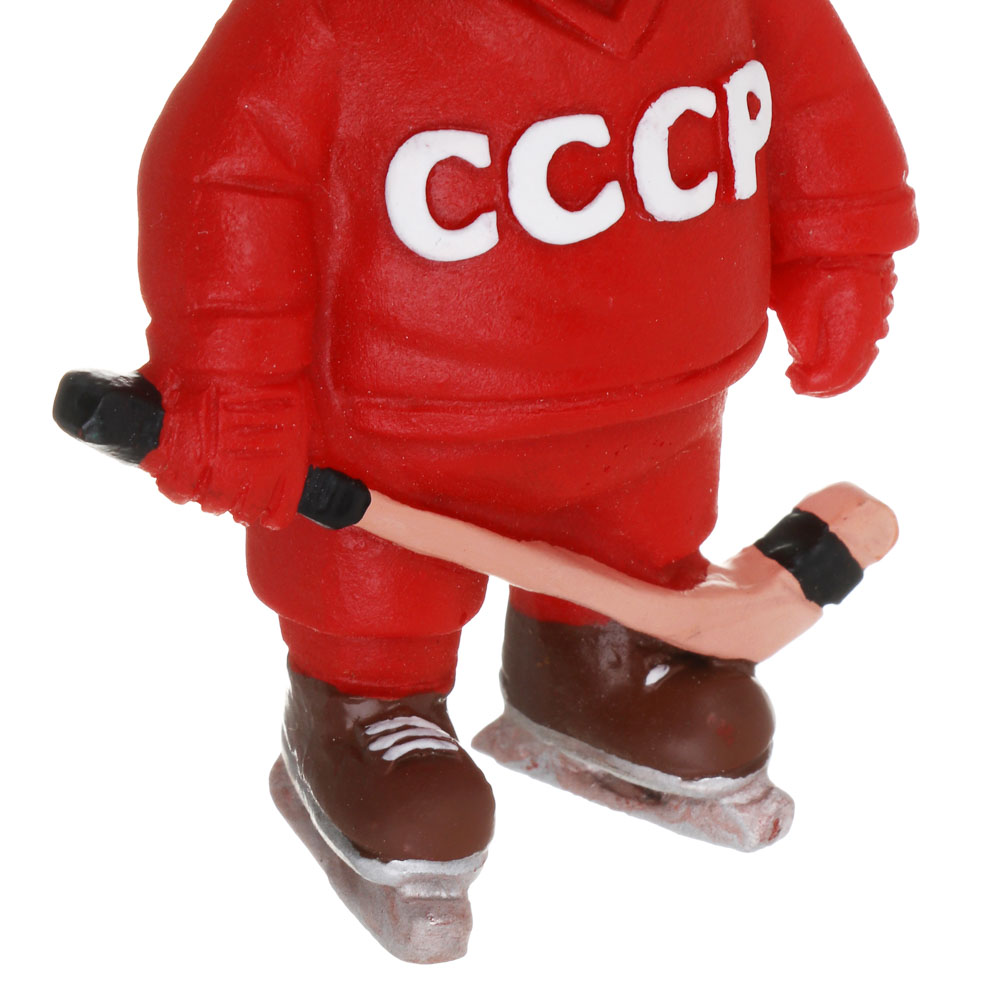 Подвесное украшение "Овечка Хоккеист" тм СНОУ БУМ 9,5 см, полирезин, в коробке, арт.№ 397-584