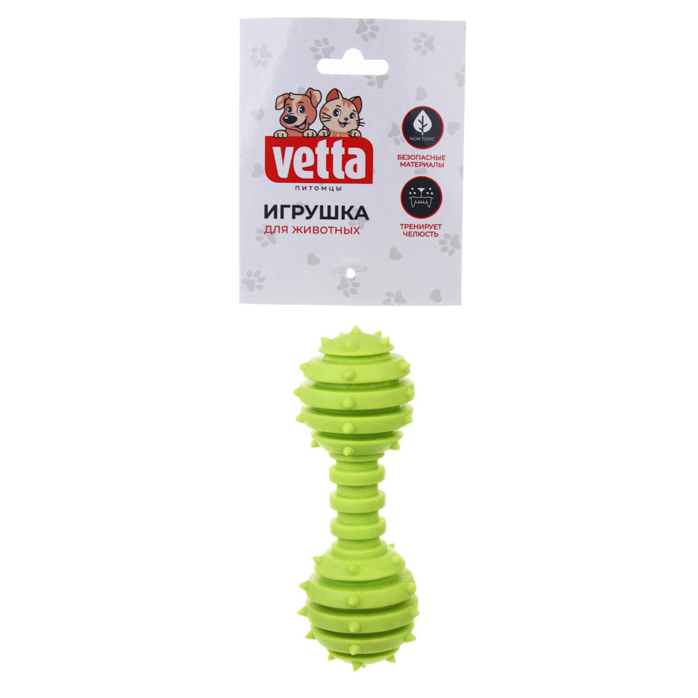 VETTA Игрушка для домашних животных, ТПР, 12х4 см, кость, арт.№ 273-424